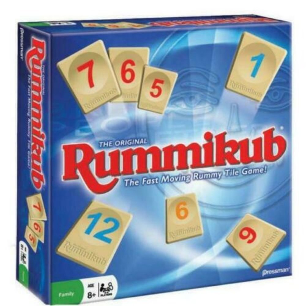 RUMMIKUB Board Game Brings People Together Original Tile Family Game Pressman